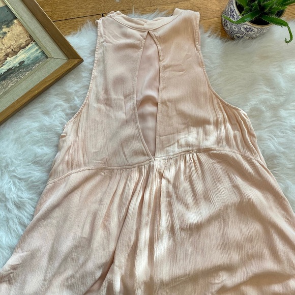 Somedays Lovin Peach Mock Neck Mini Dress - Picture 7 of 7